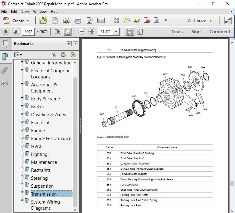 chevrolet cobalt repair manual