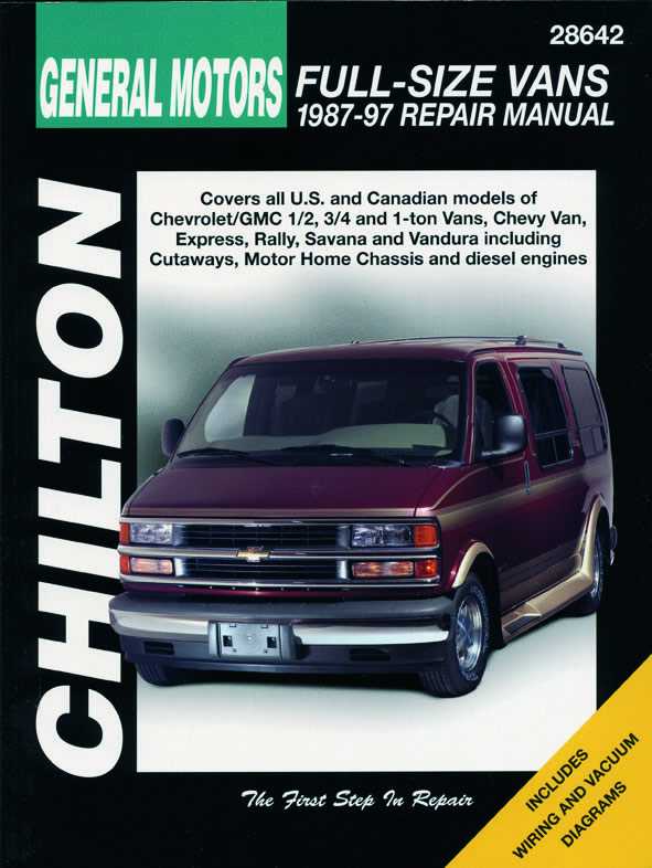 chevrolet g30 repair manual