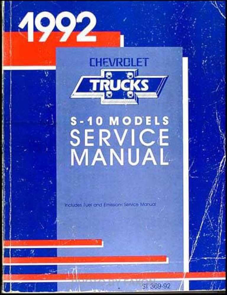 chevy blazer repair manual