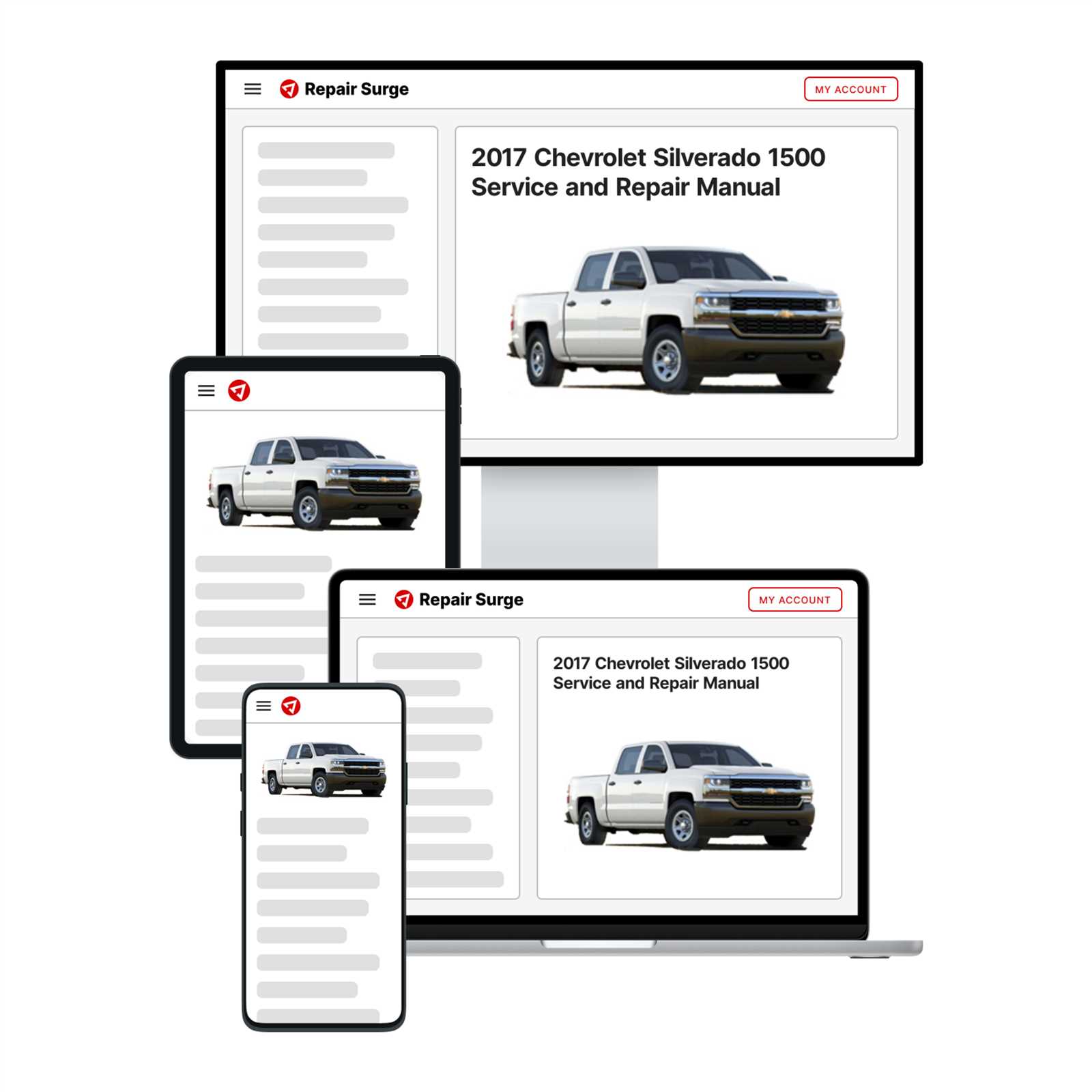 chevy truck repair manuals