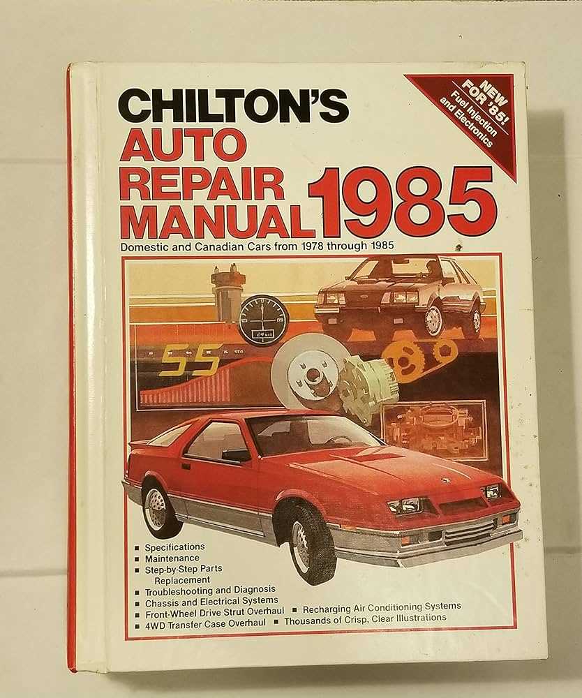 chilton auto repair manuals