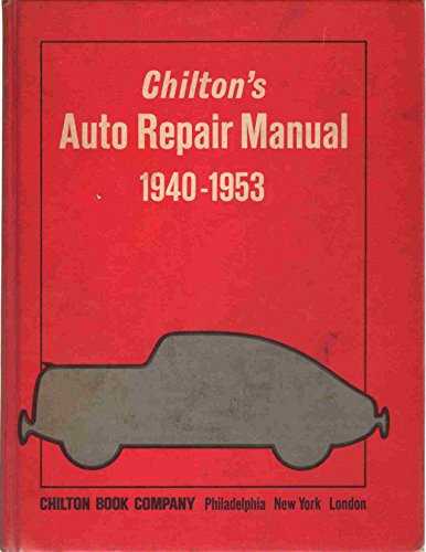 chilton auto repair manuals