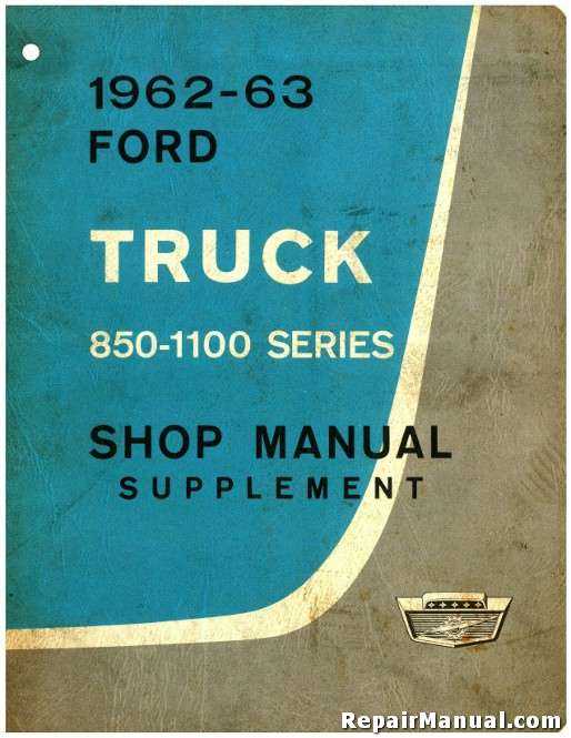 chilton ford truck repair manual