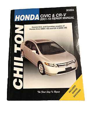 chilton honda crv repair manual