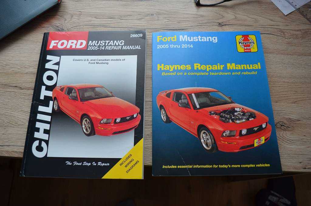 chilton mustang repair manual