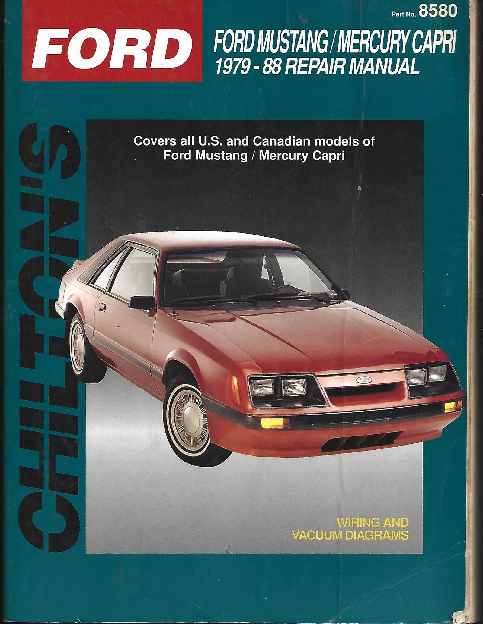 chilton mustang repair manual