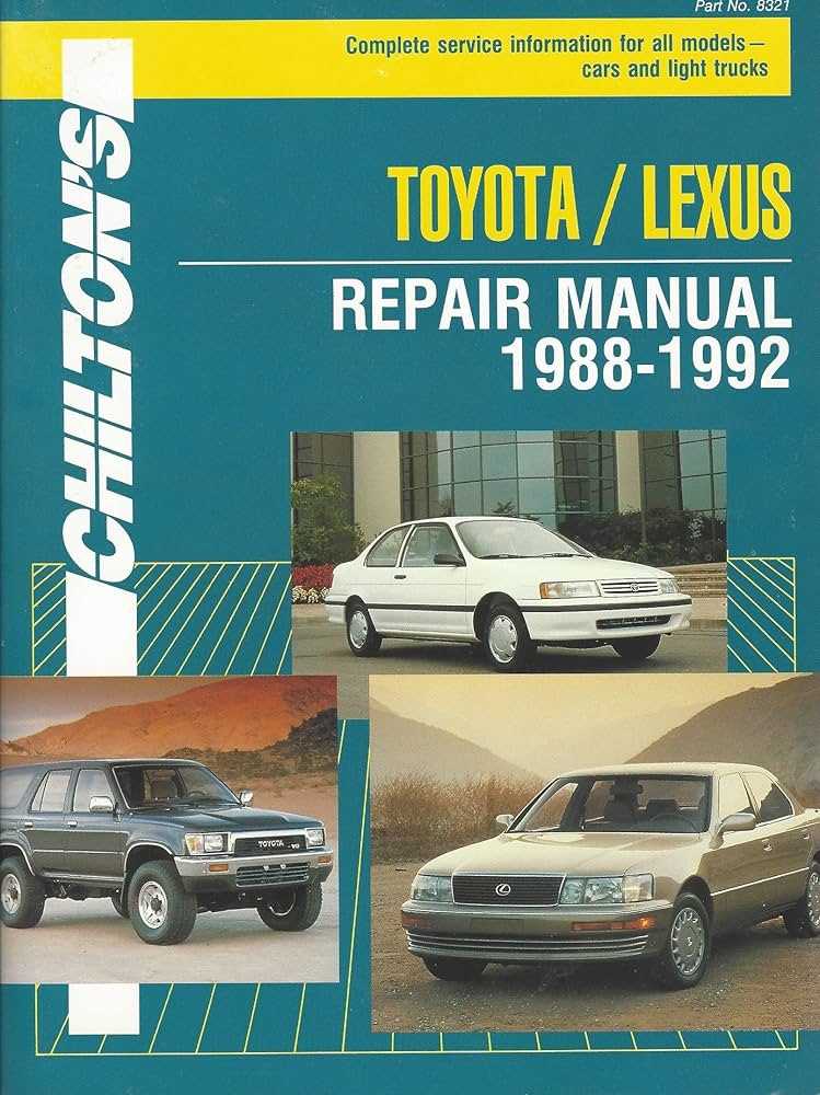 chilton toyota repair manual