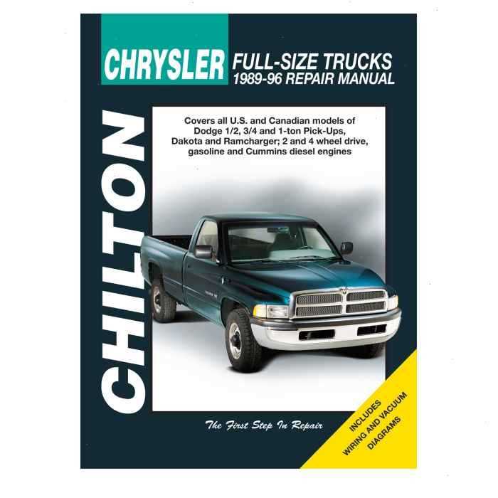 chilton truck repair manuals