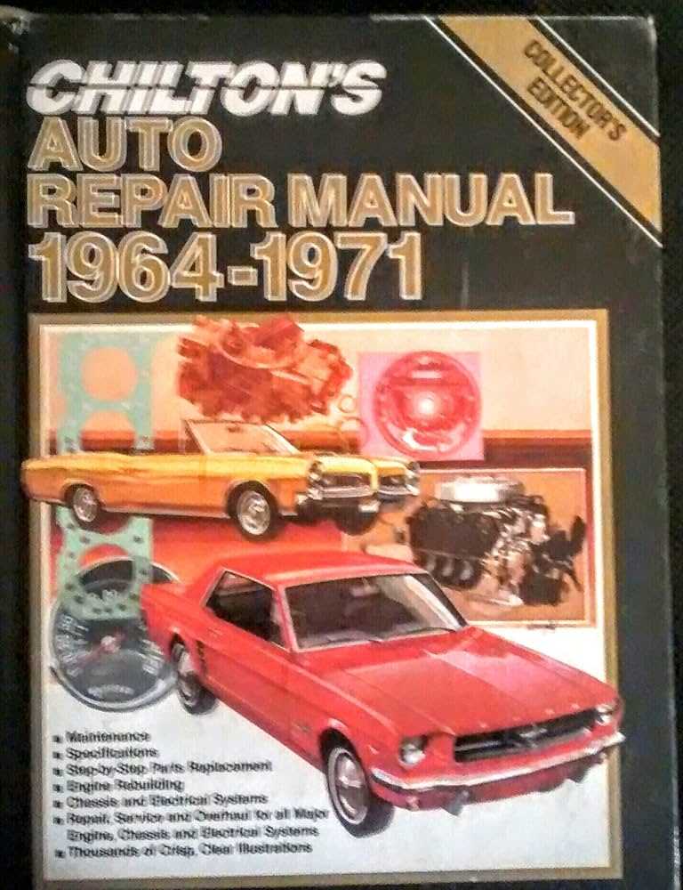 chiltons auto repair manual 1964 71