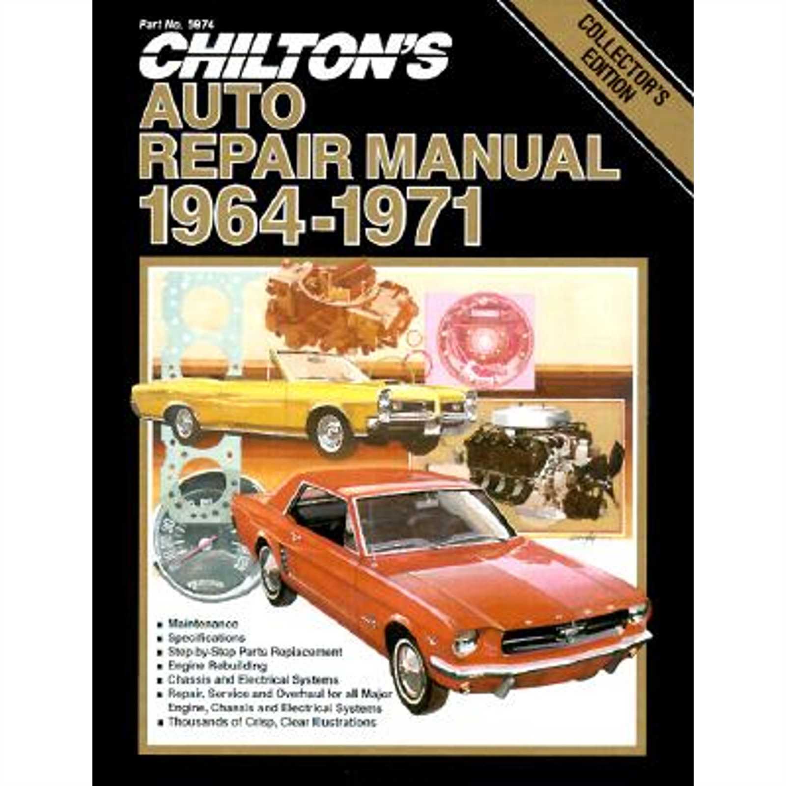 chiltons auto repair manual 1974