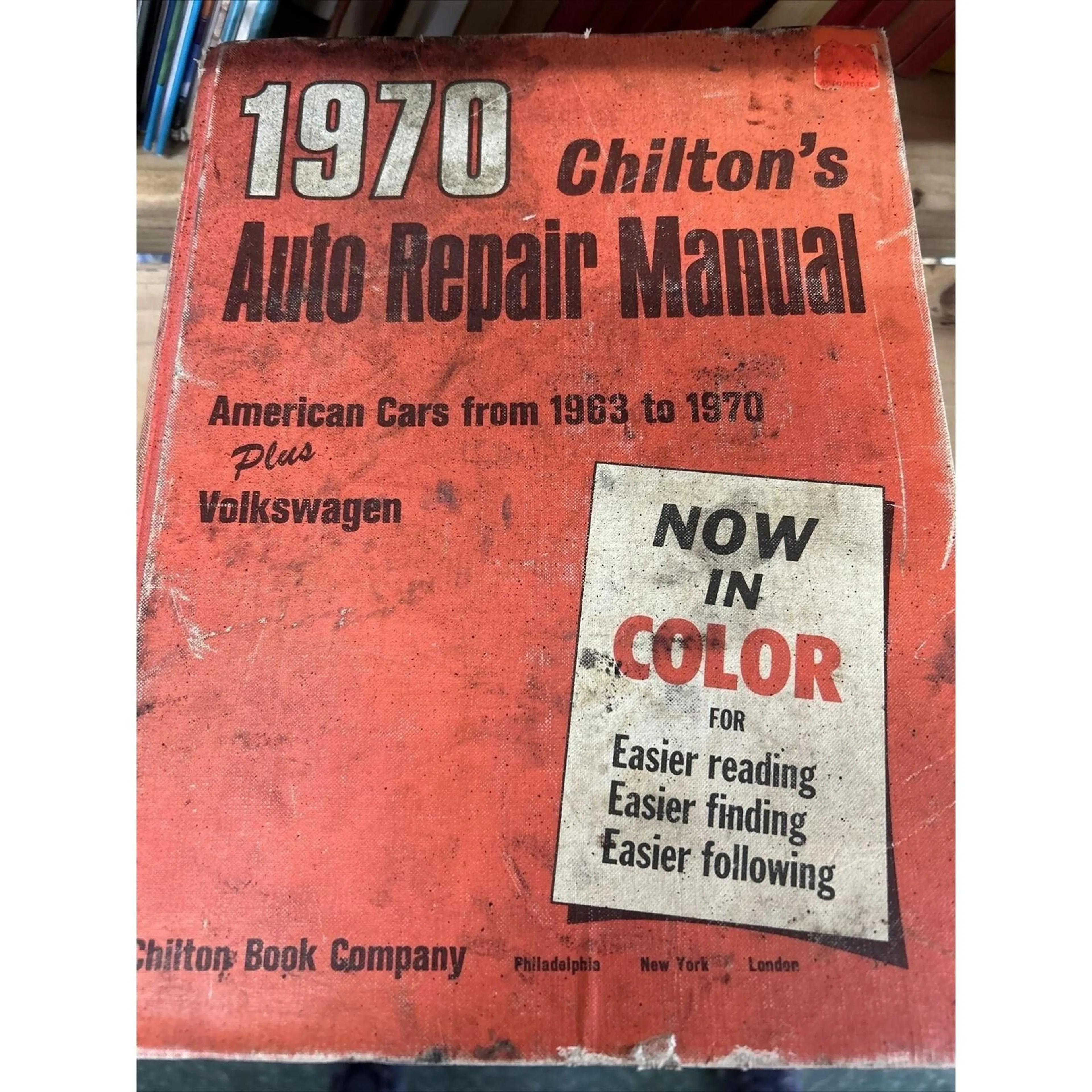 chiltons auto repair manual 1974