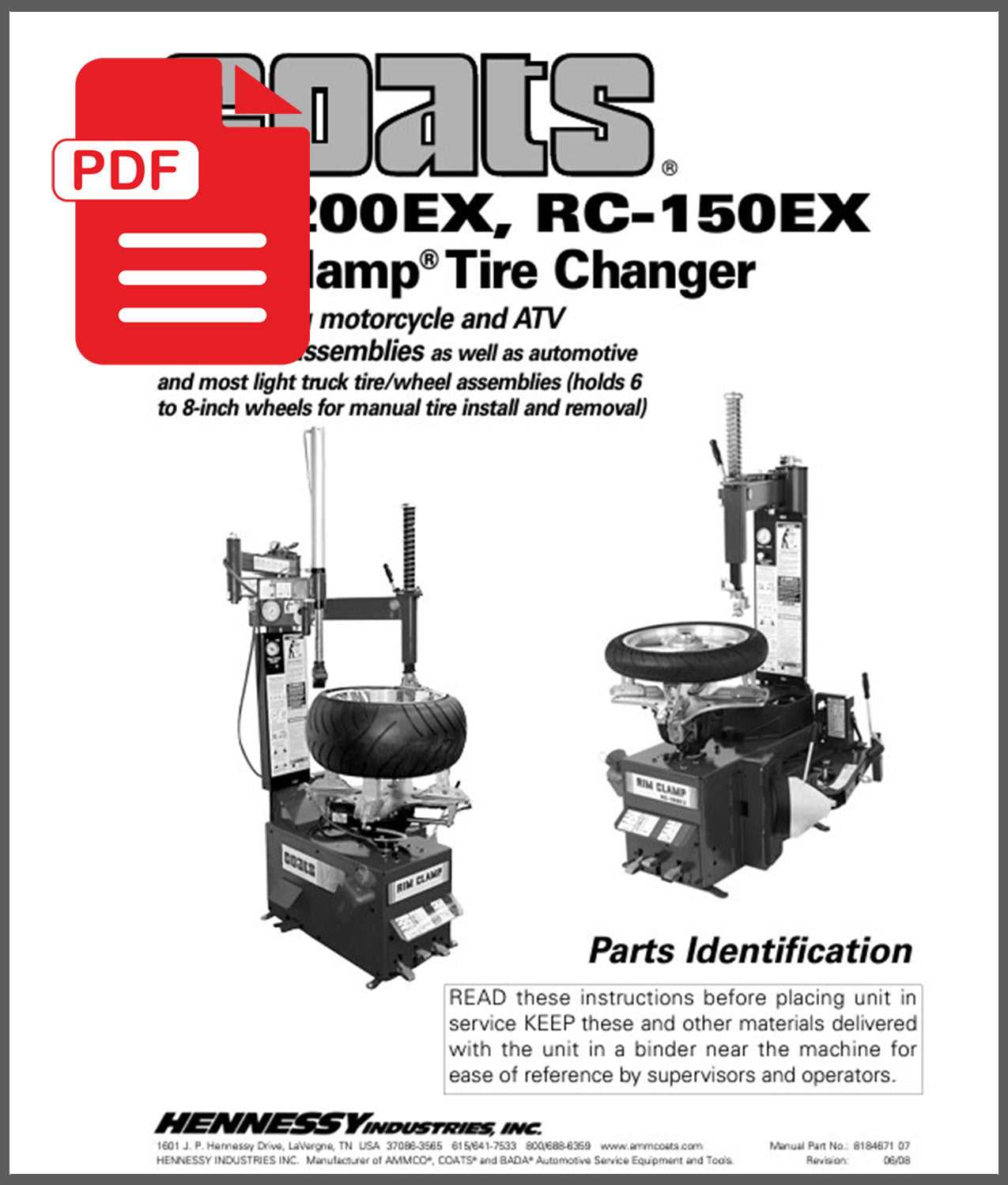 coats tire machine repair manual