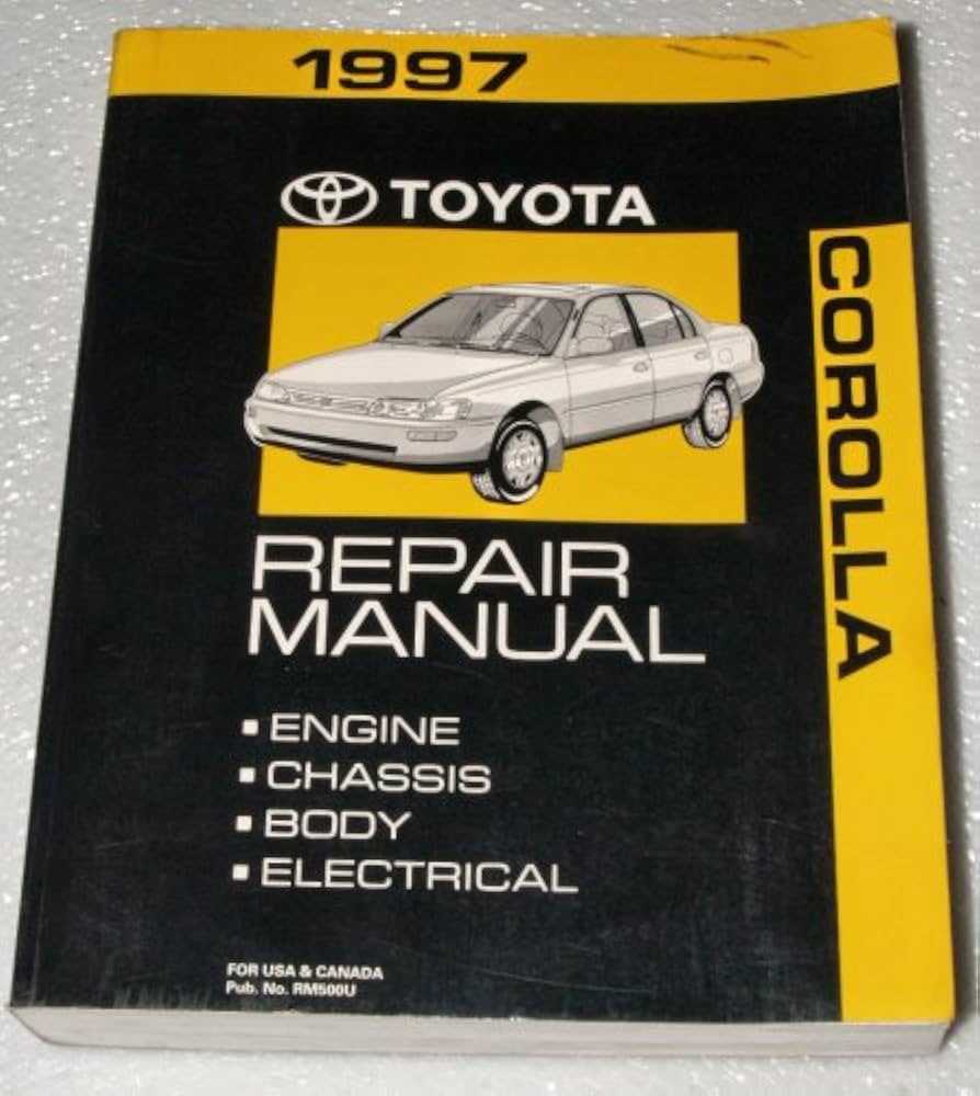 corolla 2001 repair manual