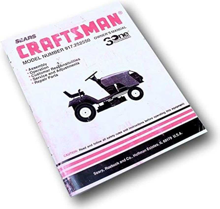 craftsman push mower repair manual