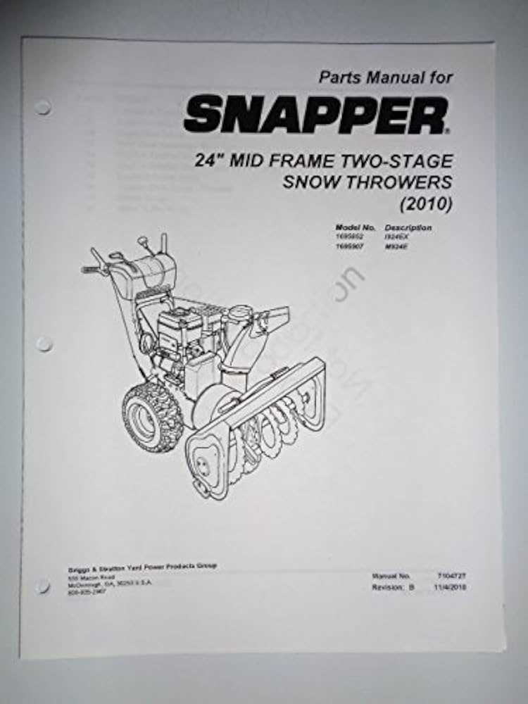 craftsman snow thrower repair manual