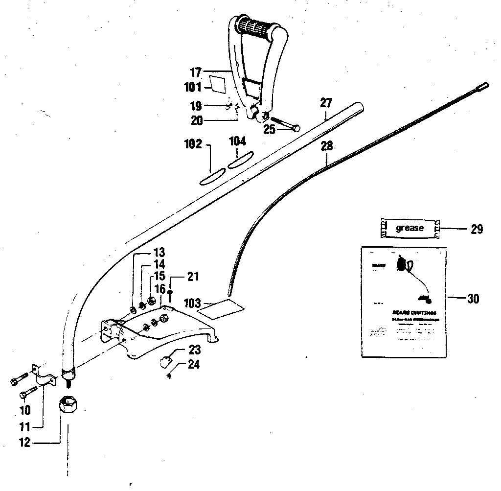 craftsman weed wacker repair manual