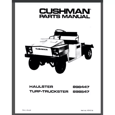 cushman scooter repair manual