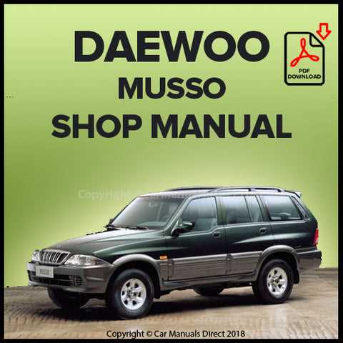 daewoo leganza repair manual