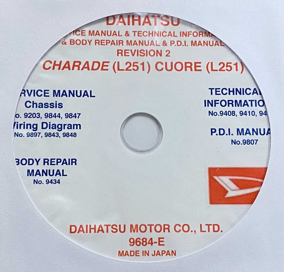 daihatsu mira repair manual