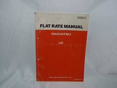 daihatsu mira repair manual