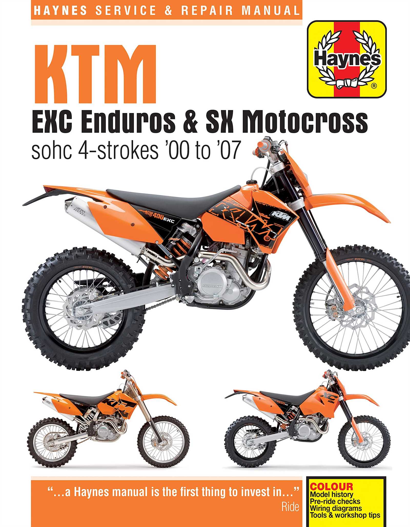 dirt bike repair manuals