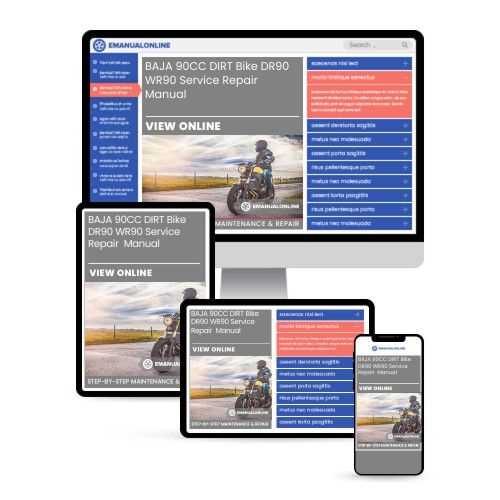 dirt bike repair manuals