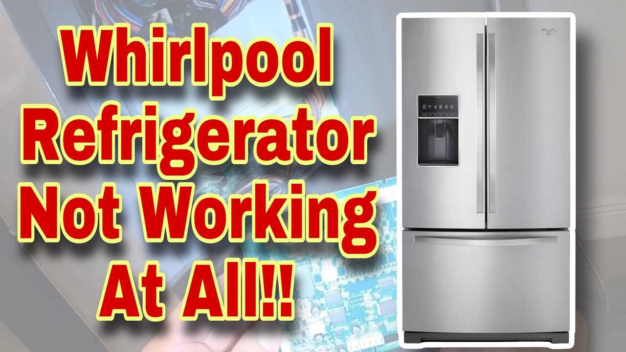 do it yourself repair manual for whirlpool built refrigerators