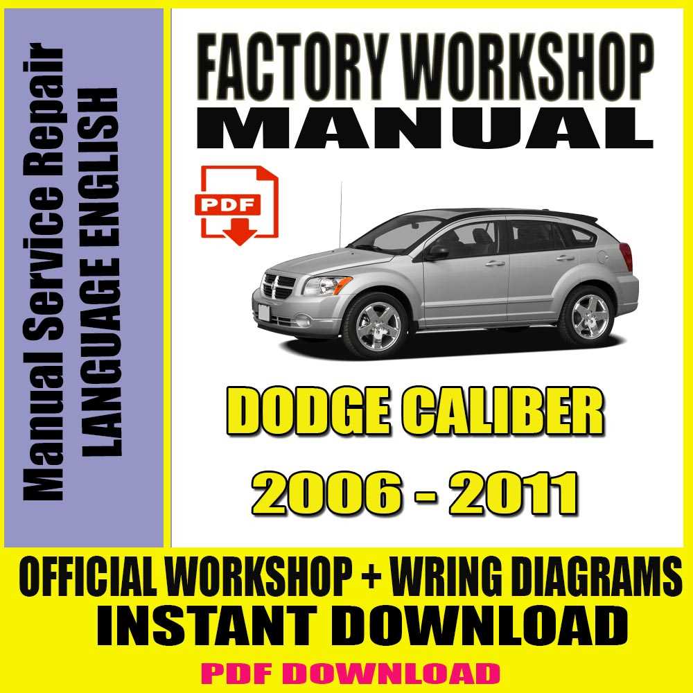 dodge caliber service repair manual