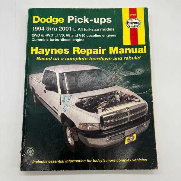 dodge ram 1500 repair manual