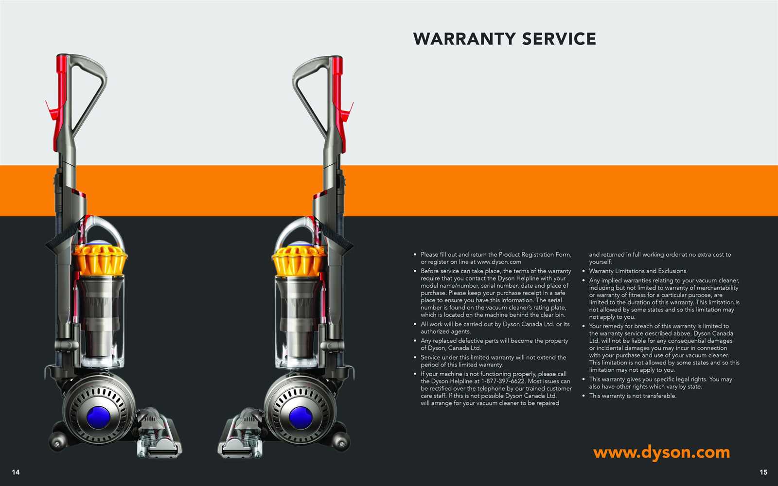 dyson ball repair manual