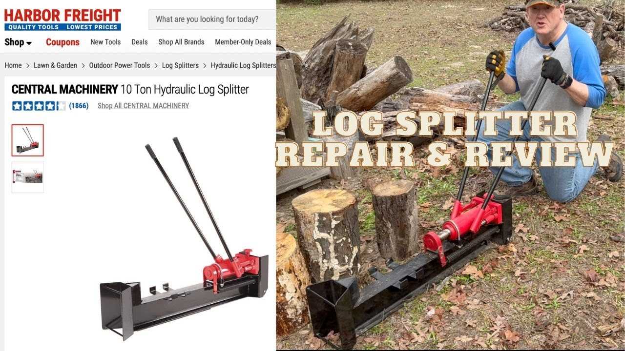 electric log splitter repair manual