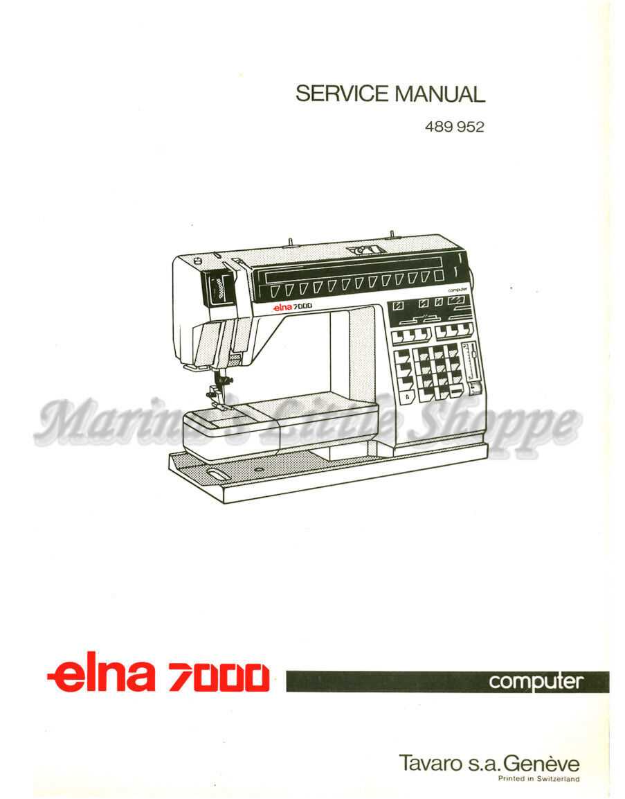 elna sewing machine repair manual