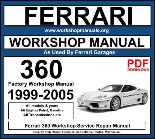 ferrari 308 repair manual