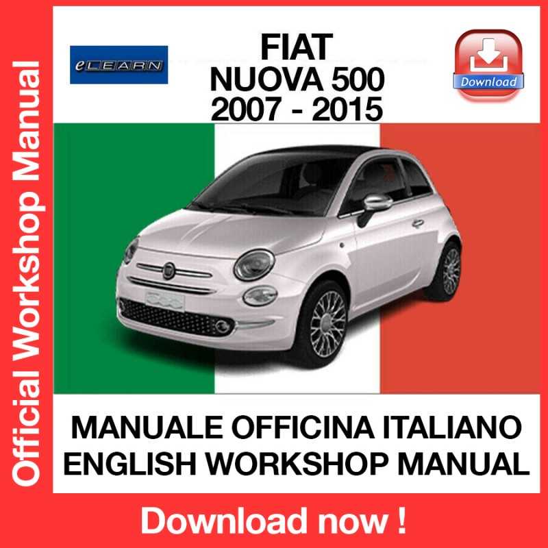 fiat 500e repair manual