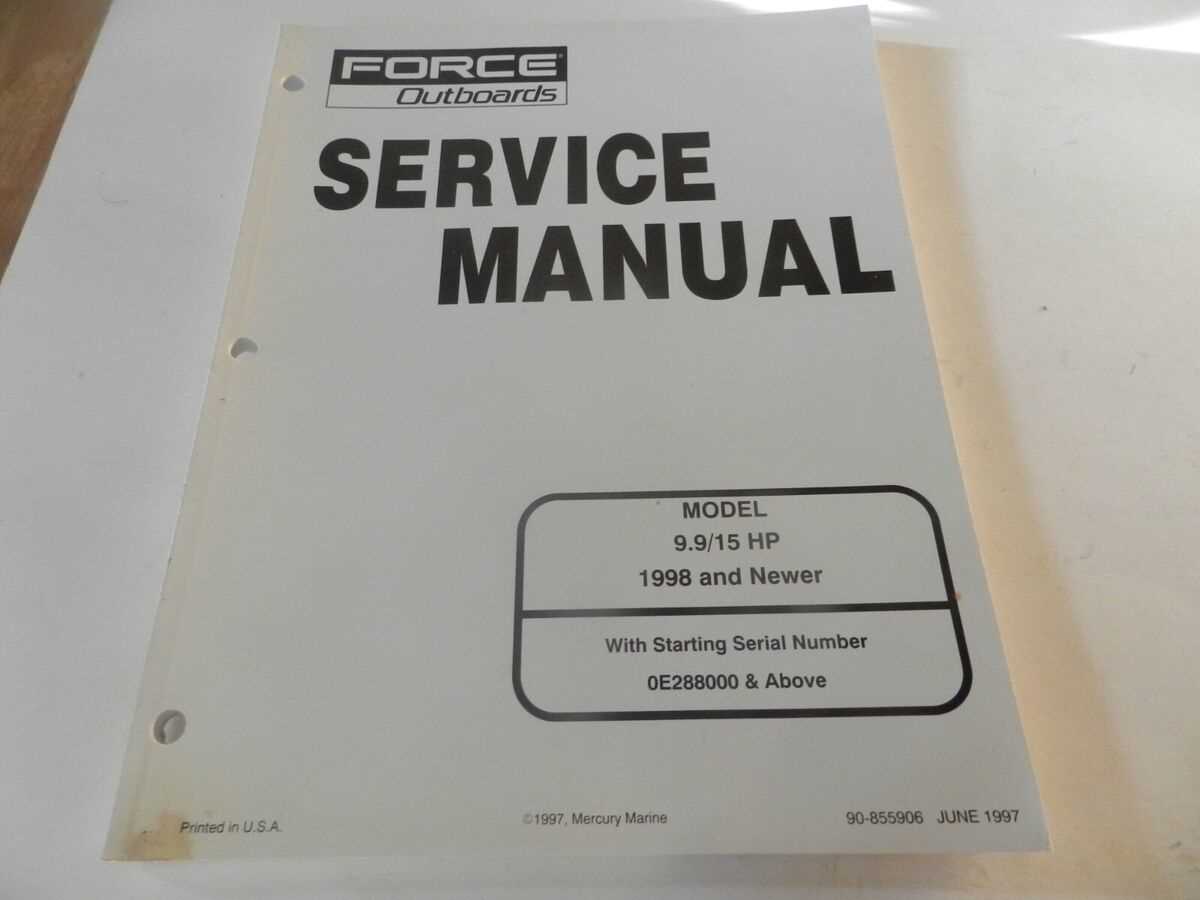 force 125 repair manual