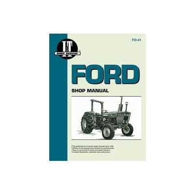 ford 3600 tractor repair manual