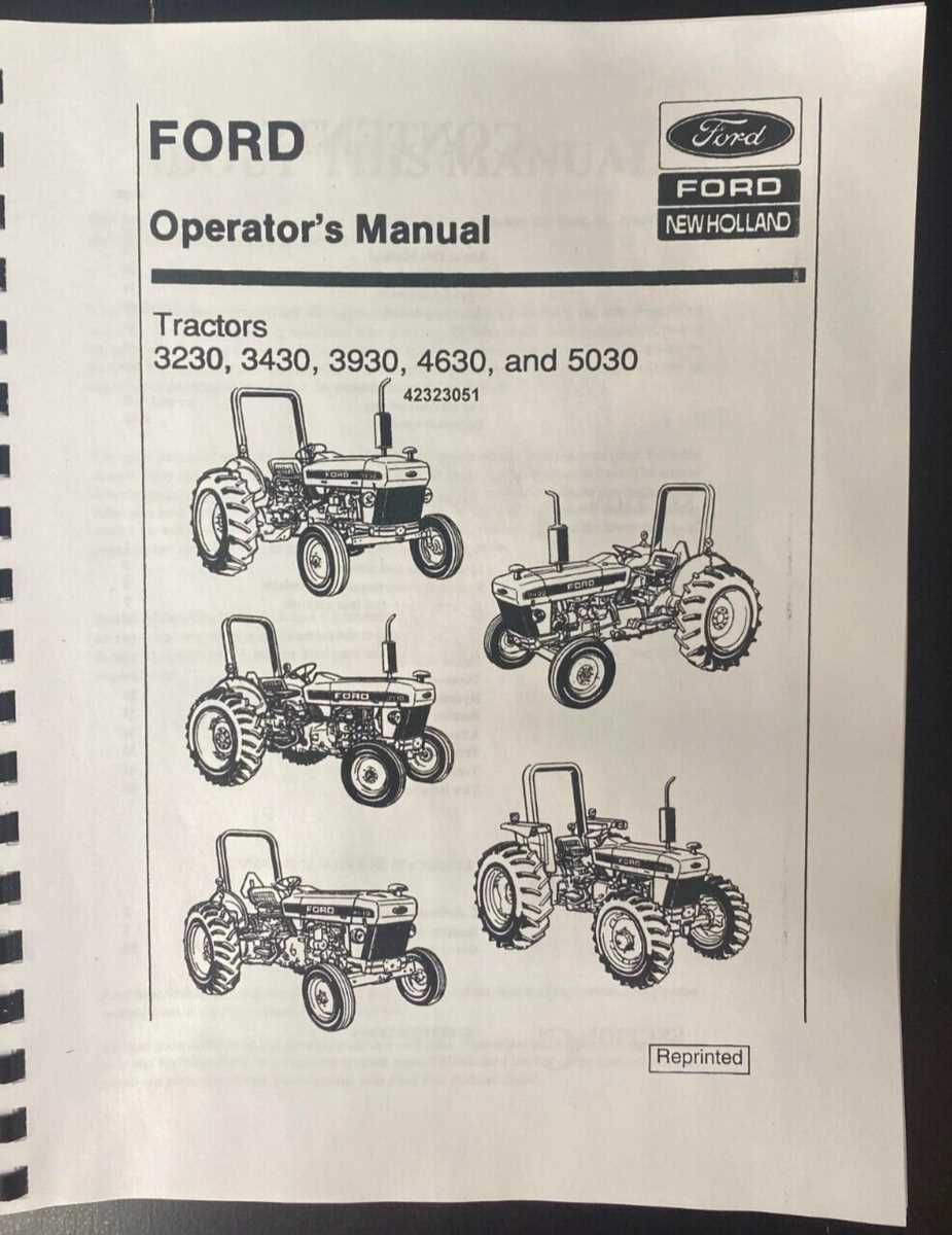 ford 3930 repair manual