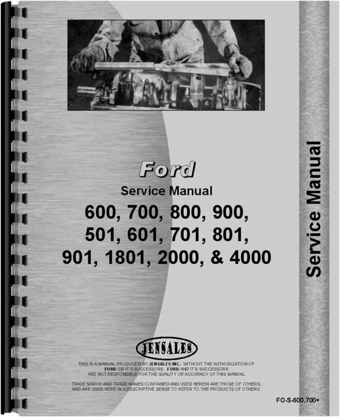 ford 4000 repair manual