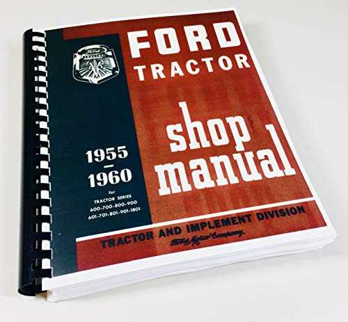 ford 600 tractor repair manual