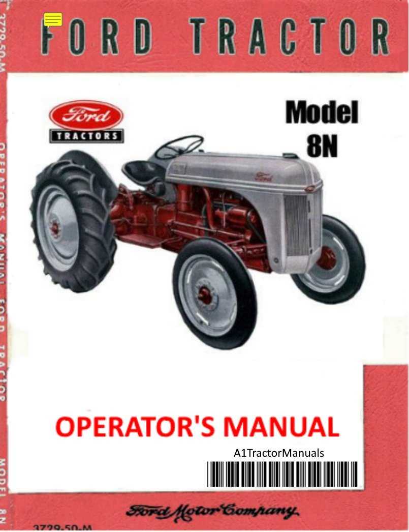 ford 8n tractor repair manual