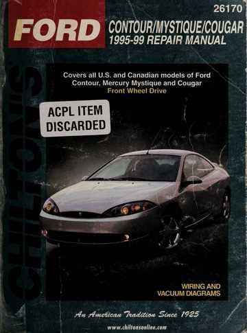 ford contour repair manual