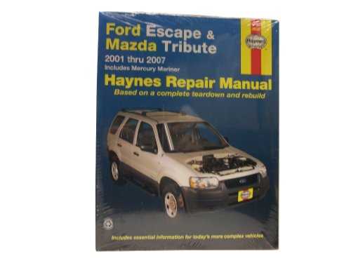 ford escape 2001 repair manual