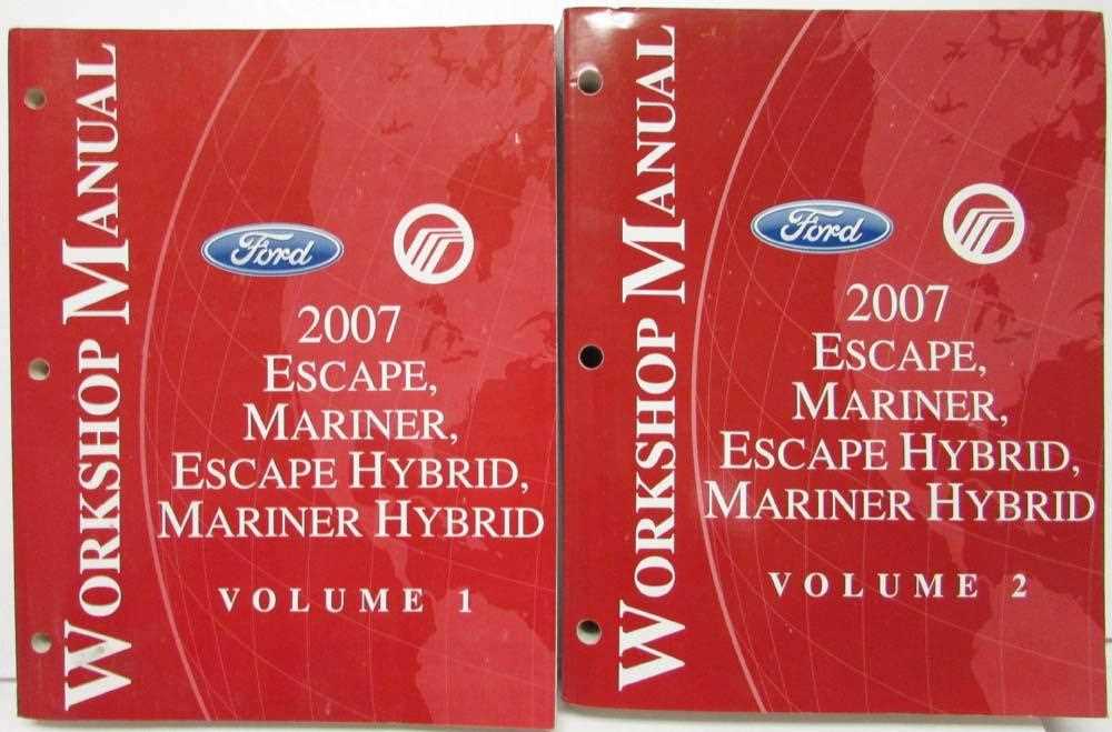 ford escape repair manual