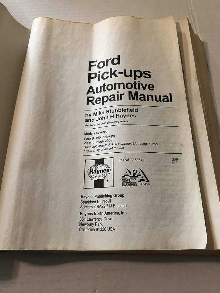 ford lightning repair manual