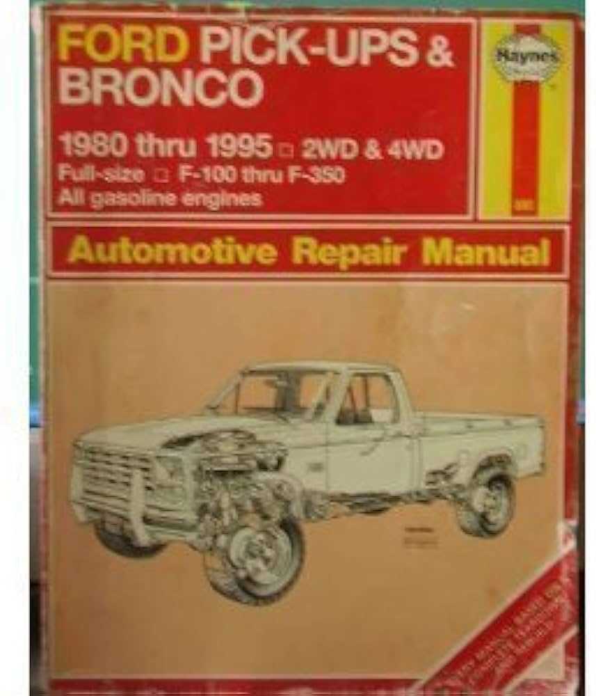 ford truck repair manuals