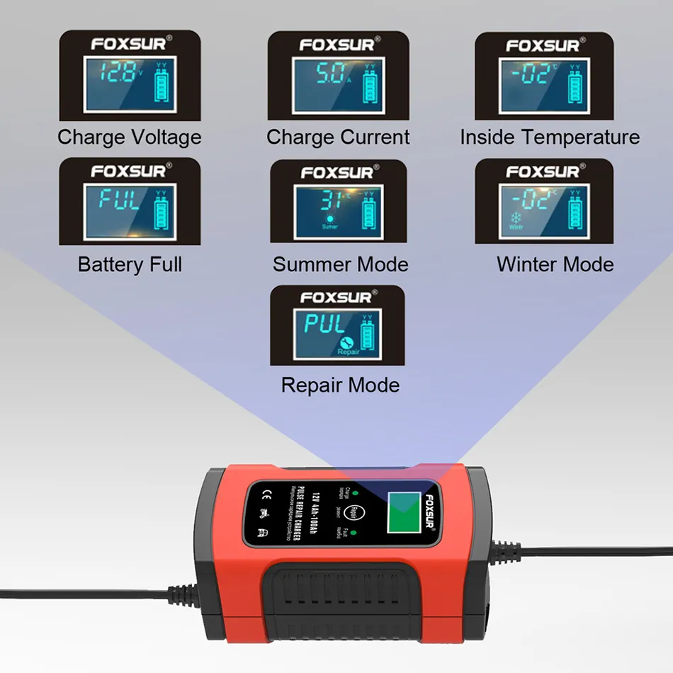 foxsur pulse repair charger manual