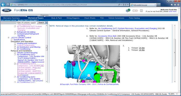 free ford repair manuals & diagrams