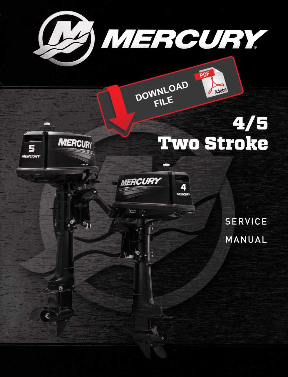 free mercury outboard motor repair manuals