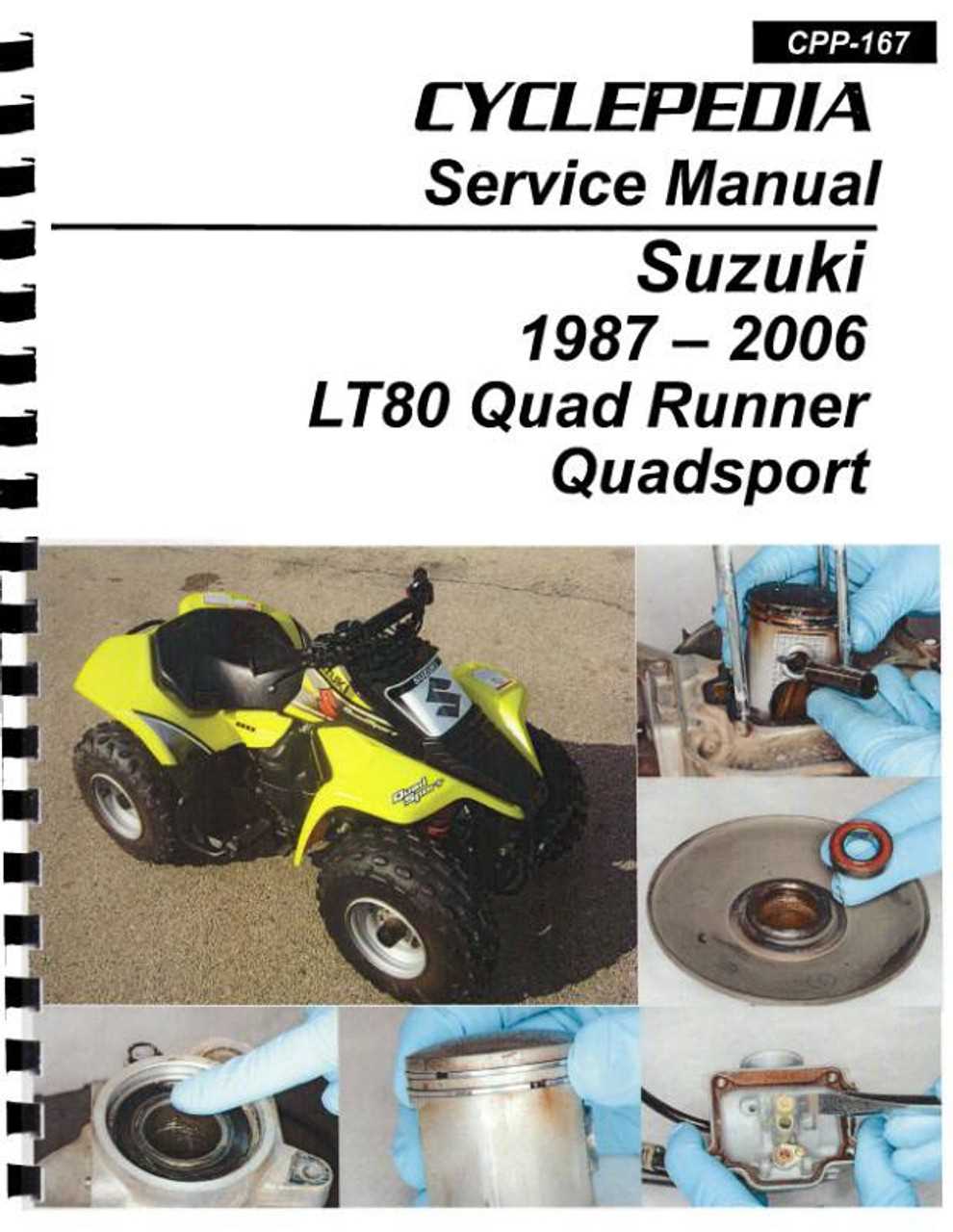 free suzuki atv repair manual