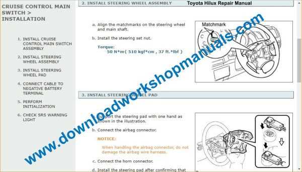 free toyota repair manual